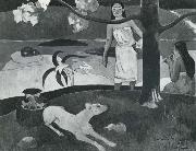 Paul Gauguin Tahitian Pastoral Scenes oil on canvas